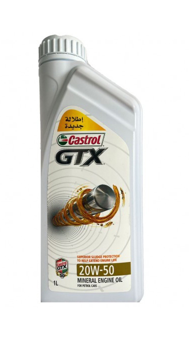 1l 5k 20w-50 gtx Castrol